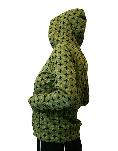 Kapuzenjacke Kreuze