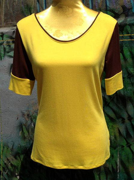 Shirt Schoko-Zitrone