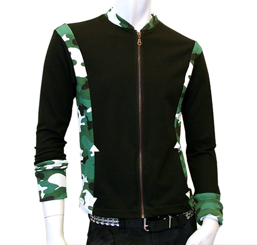 Jacke Black-Camouflage