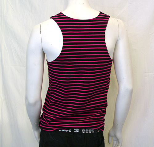 Muskelshirt Pink-Blue
