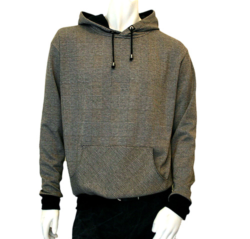 Kapuzenpulli Glencheck