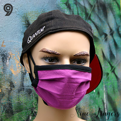 9 Faltenmaske Sinnliche Beere Rahmen Schwarz 7 € ohne, 8 € mit Nasenbügel