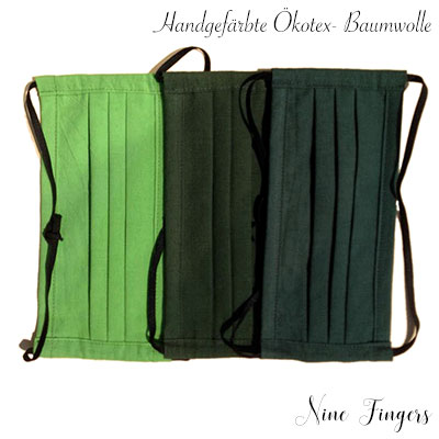 Maske zum Handschuh Frühlingsgrün Olivegrün Waldgrün